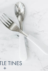 mode, stainless steel spoon + fork