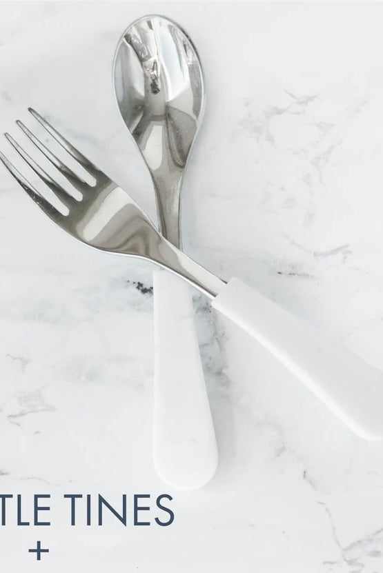 mode, stainless steel spoon + fork