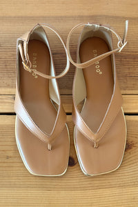 haven high back ankle strap sandal