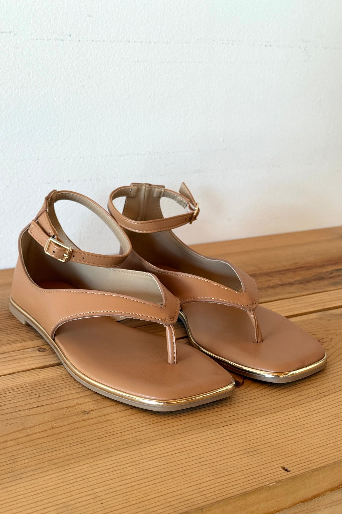haven high back ankle strap sandal