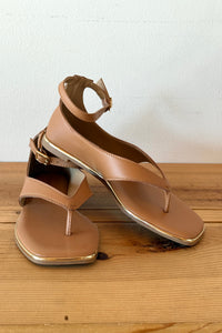 haven high back ankle strap sandal