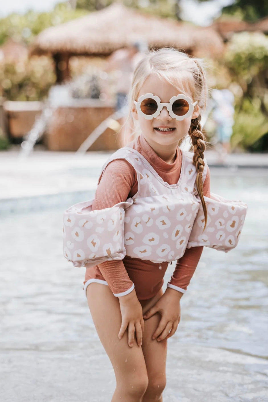 mode, swim float, leopard