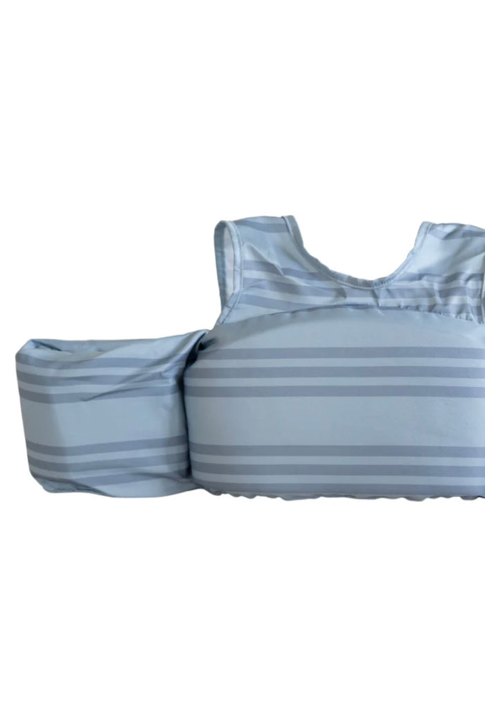 mode, swim float, blue stripe