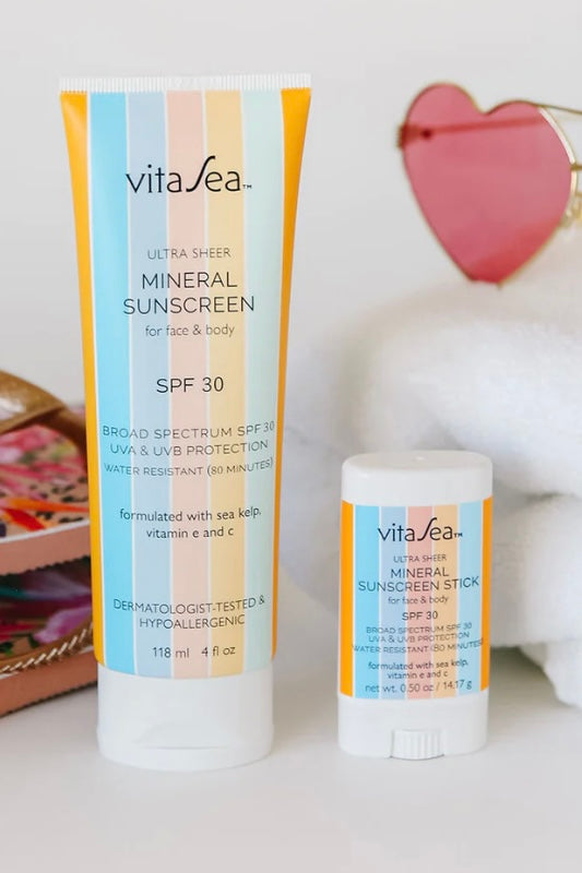 mode, mineral sunscreen stick, spf 30