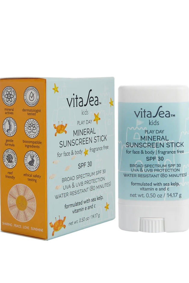 mode, play-day mineral sunscreen stick, spf 30