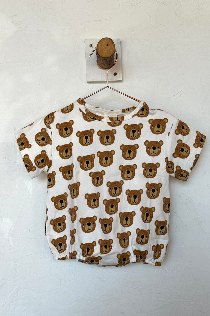 baby bear organic cotton t-shirt bubble