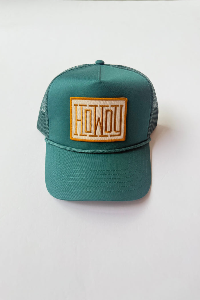 howdy trucker hat
