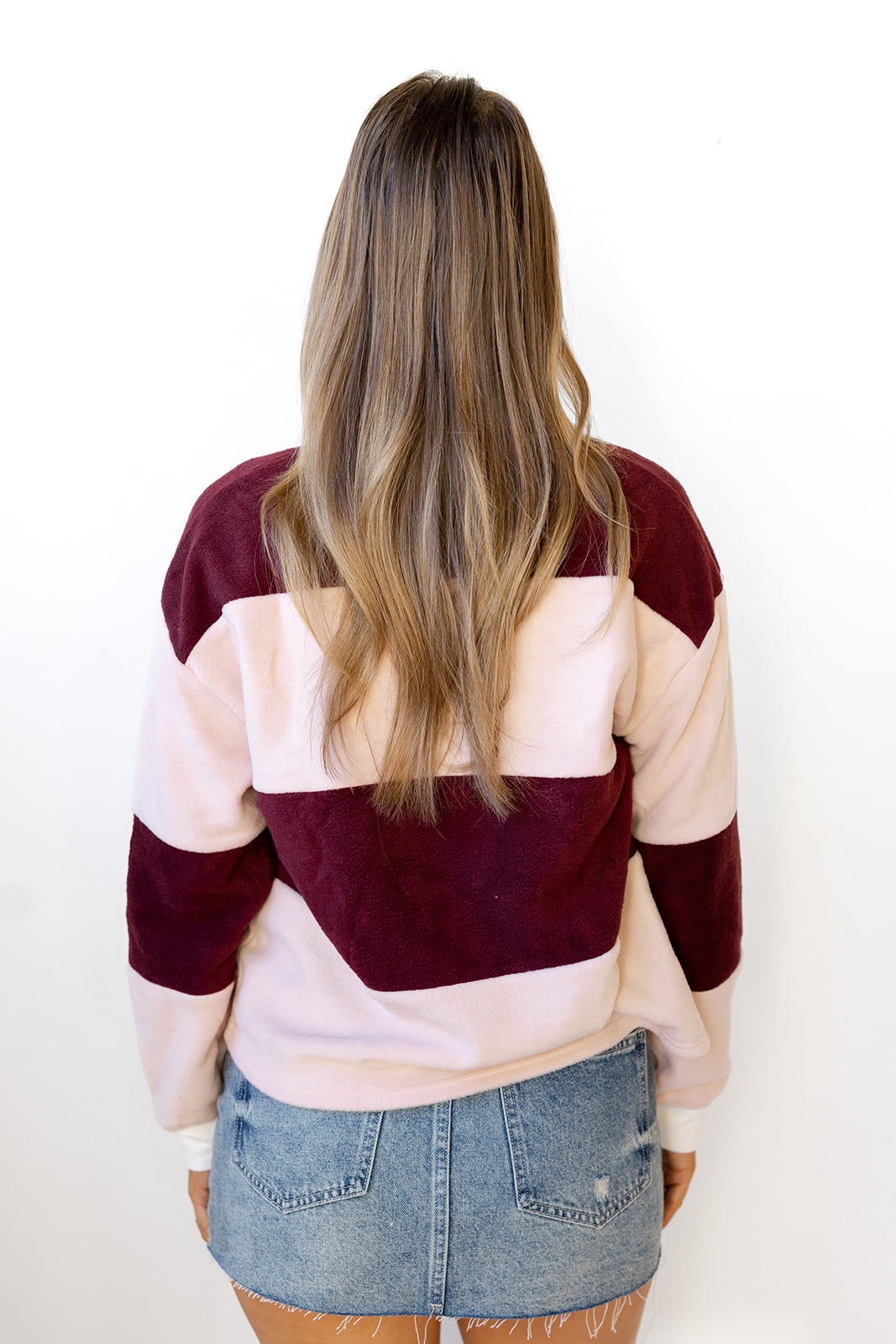 ali striped rugby top