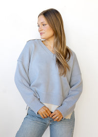 valencia color combo sweater