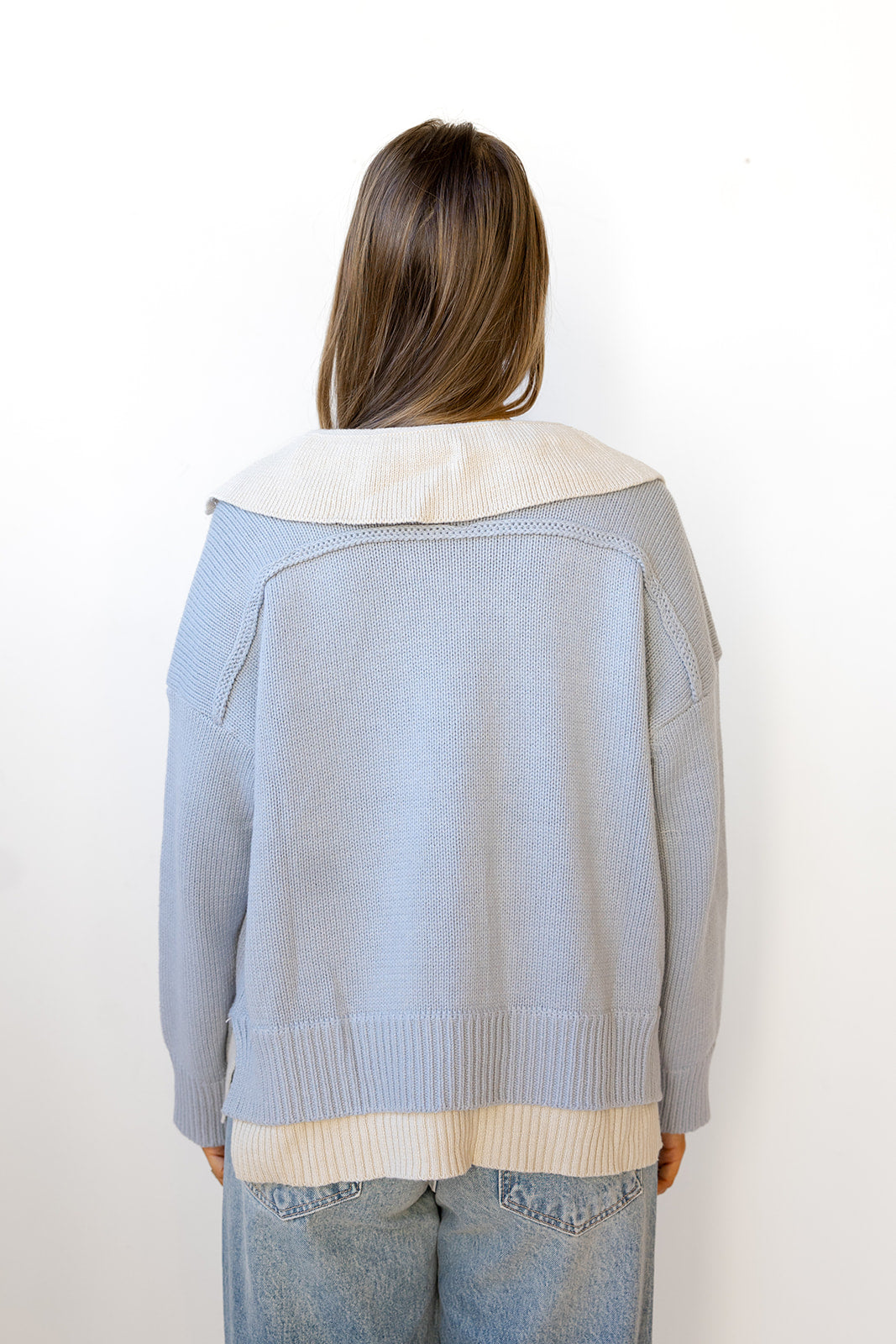 valencia color combo sweater