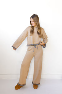 shaylee ruffled hem top