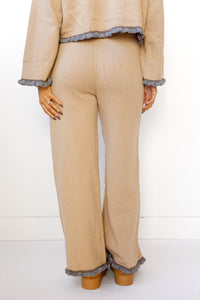 shaylee ruffled hem pants