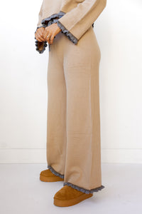 shaylee ruffled hem pants