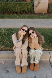 shaylee ruffled hem pants