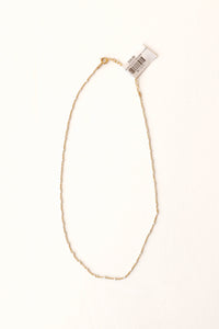 13" enamel & gold necklace