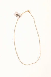 13" enamel & gold necklace