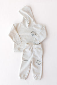 what a friend in Jesus kids sweatpants