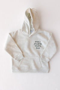 What a friend in Jesus camo kids hoodie