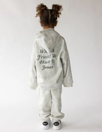 what a friend in Jesus kids sweatpants