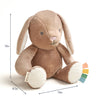 plush bunny taupe