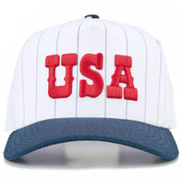 striped usa hat