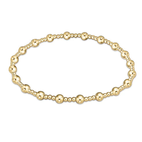 classic sincerity pattern 4mm bead bracelet