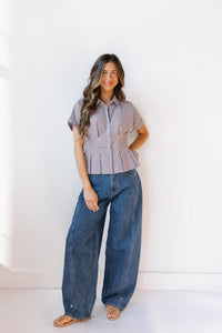 beck collared top