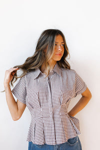 beck collared top