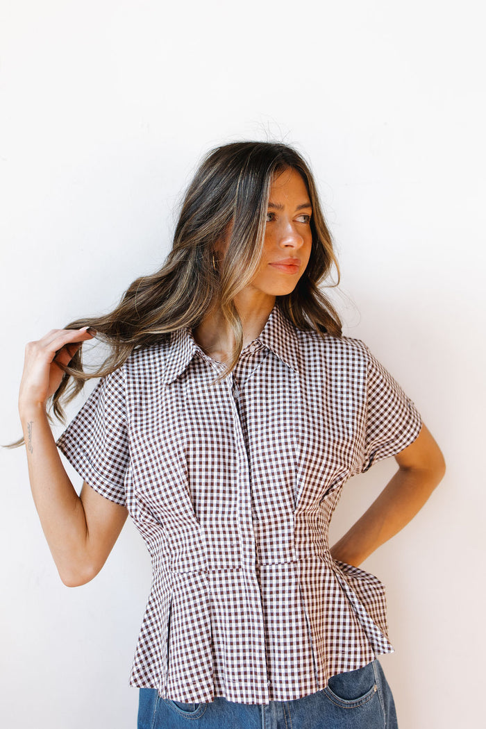 beck collared top