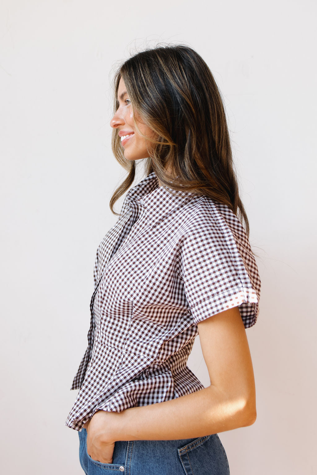 beck collared top