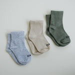 mode, 3 pk crew socks