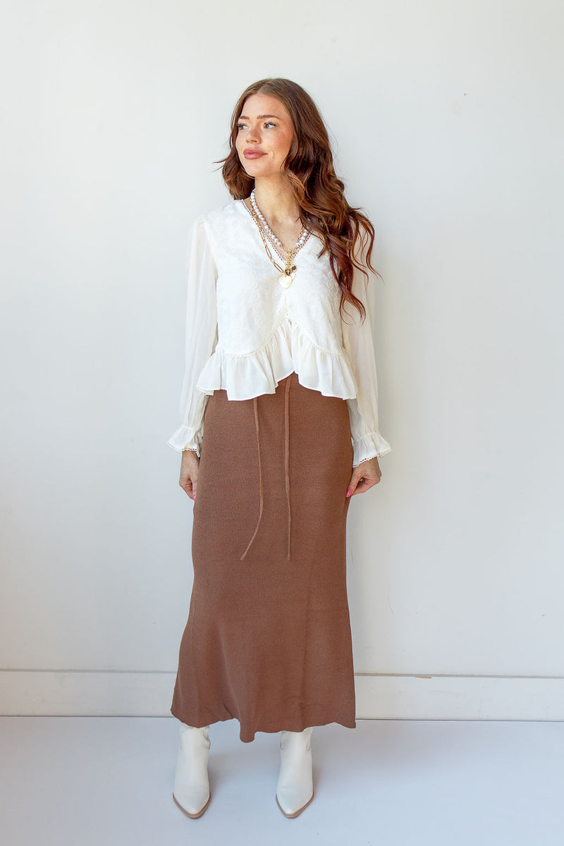 mode, zinnia blouse