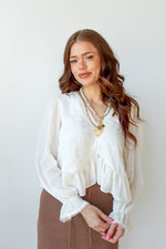 mode, zinnia blouse