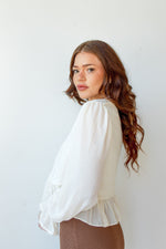 mode, zinnia blouse