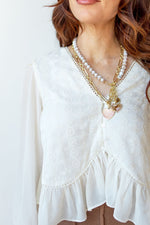 mode, zinnia blouse