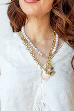 mode, san tropez charm necklace