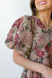 mode, mia jacquard mini dress