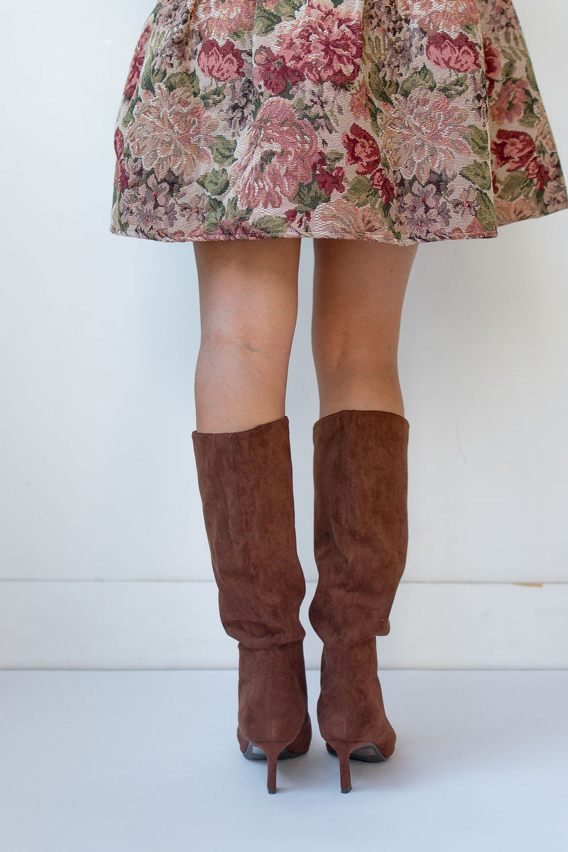 mode, pisa kitten heel boots