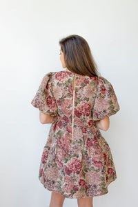mode, mia jacquard mini dress