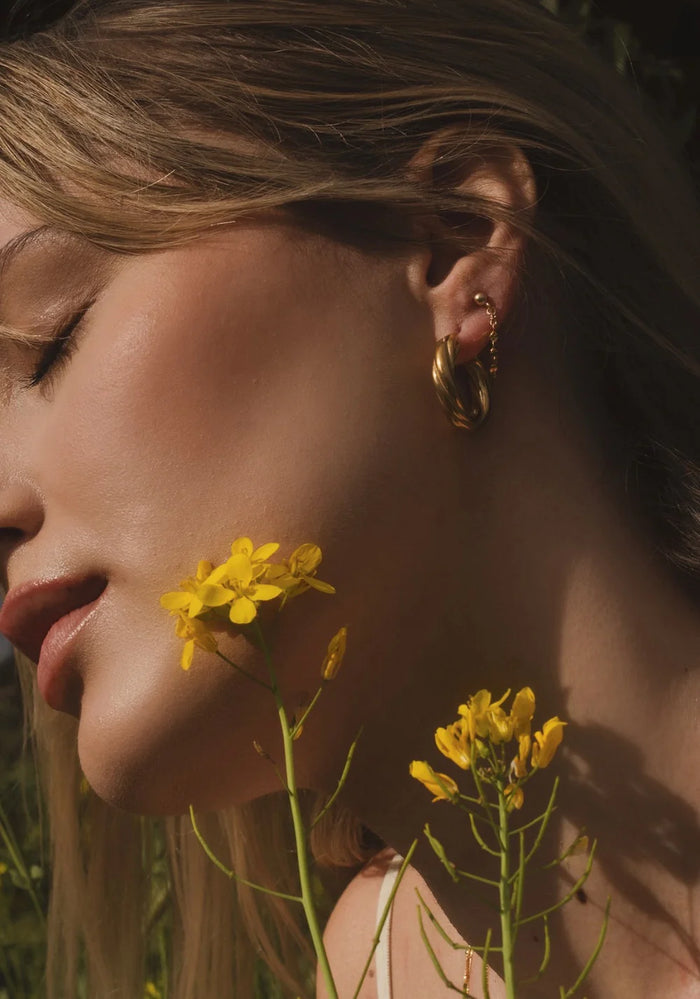 golden earrings