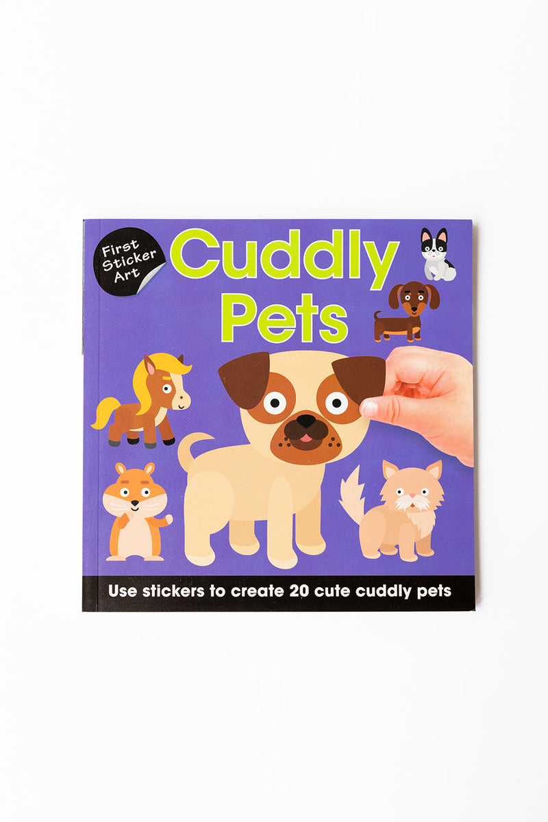 cuddly pets sticker book