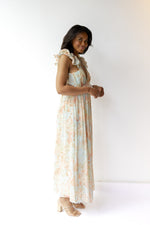 mode, brynn ruffle maxi dress