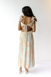 mode, brynn ruffle maxi dress