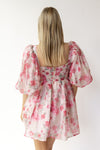 mode, leah floral mini dress