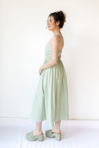 mode, rain strapless maxi dress