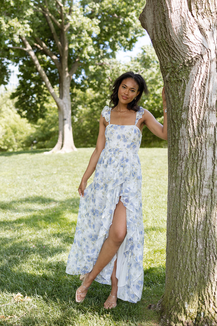 mode, secret garden maxi dress