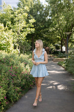 mode, lana lace mini romper