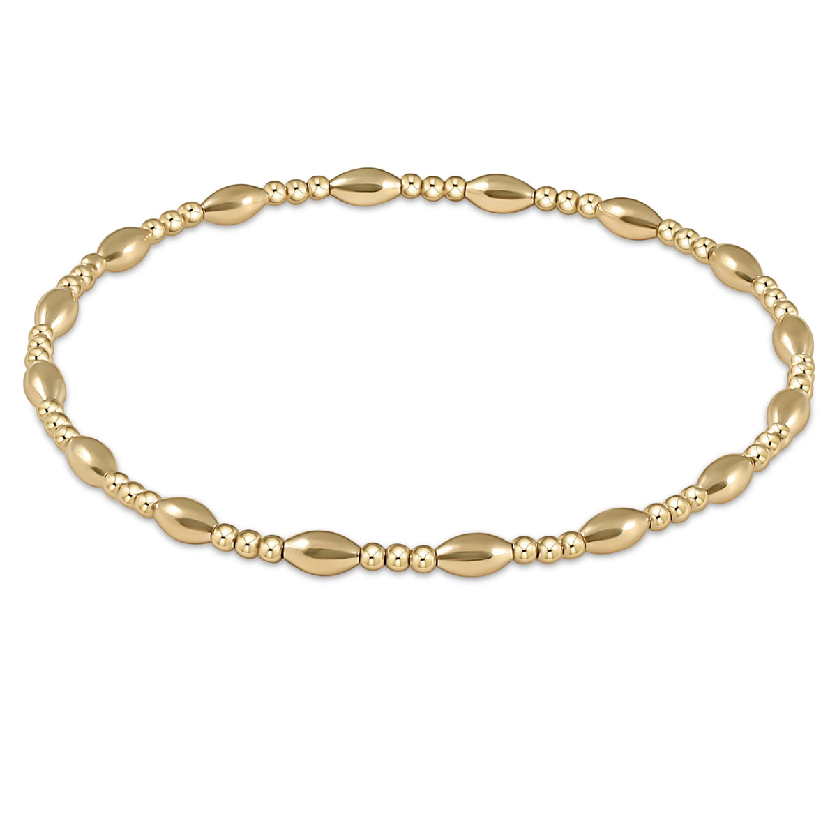 harmony sincerity pattern 2mm bead bracelet