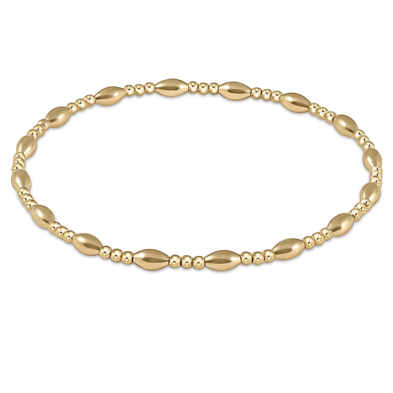 harmony sincerity pattern 2mm bead bracelet