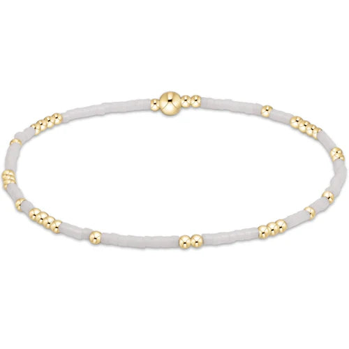 hope unwritten bracelet - white